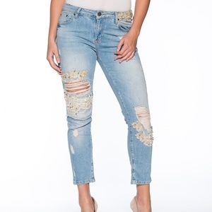 Embroidered Jeans